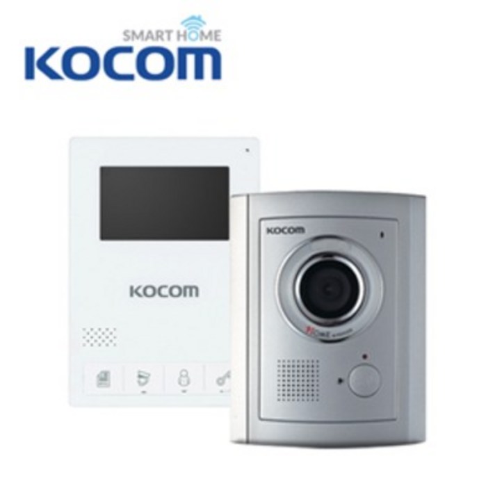 코콤 KCV436 초인종 패키지 화이트 4.3인치 4선식 디지털방식 비디오폰 인터폰 도어폰 현관 원룸 빌라 단독주택 아파트 셀프 설치, KCV436WKCC71 코콤 KCV436 초인종 패키지 화이트 4.3인치 4선식 디지털방식 비디오폰 인터폰 도어폰 현관 원룸 빌라 단독주택 아파트 셀프 설치, KCV436WKCC71