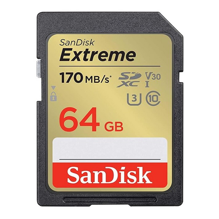 미국발송 샌디스크 SanDisk 256GB 익스트림 SDXC UHSI 메모리 카드  C10, U3, V30, 4K, UHD, SD SDSDXVV256GGNCIN