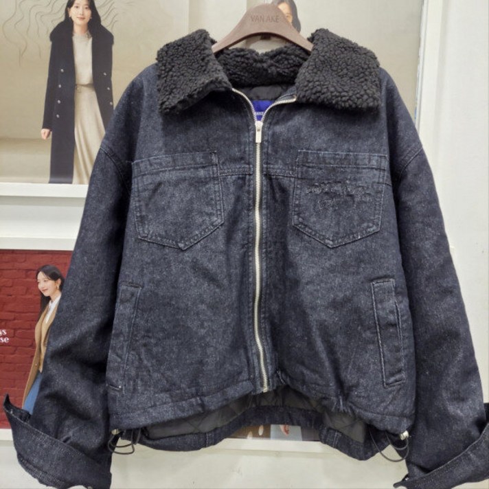 반에이크 털카라퀼팅데님JK VB3ZDPM201ZGJA