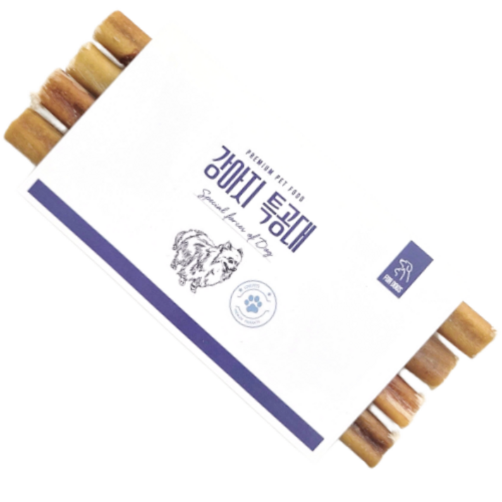 강아지특공대 강아지 수제간식 한우스틱 이갈이 간식 15cm