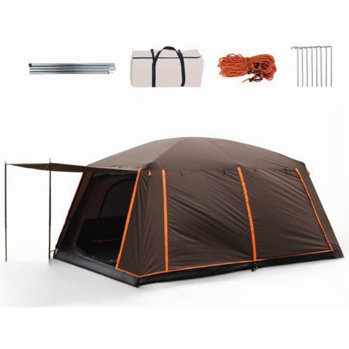 캠핑왕국  캠핑용 글램핑 천막 투룸 패밀리 텐트 대형new