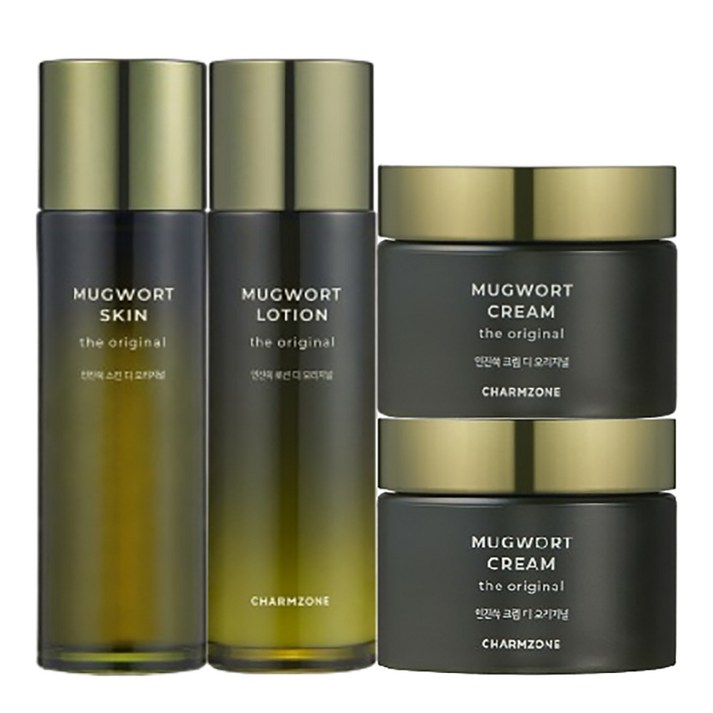 참존 인진쑥 디 오리지널 스킨 120ml  로션 120ml  크림 50ml x 2p 세트, 1세트