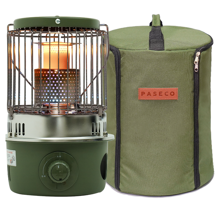 파세코 가스히터 캠핑용 난로, 알파인그린, 1개