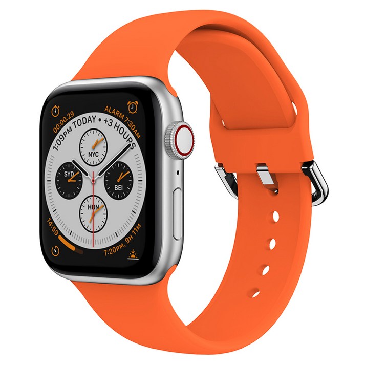 젤리타이거 애플워치 실리콘 스포츠 밴드 스트랩 38  40  41  42mm