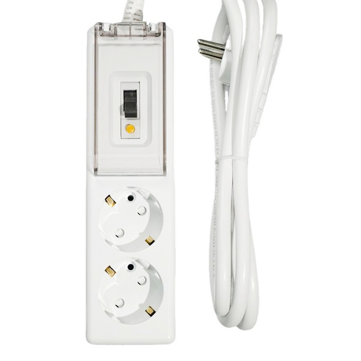 써지오 고용량 납작 슬림 안전 멀티탭 2구 DH3029NM