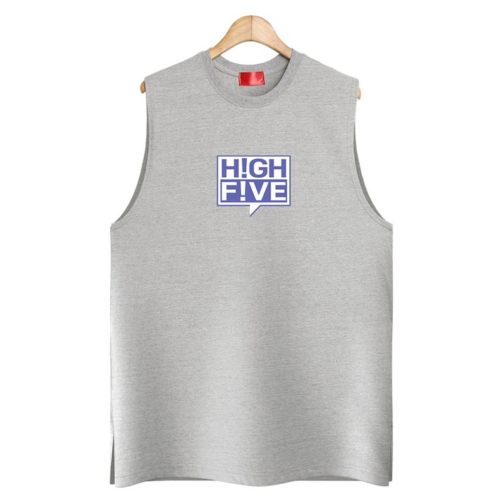 다꾸앙 남성용 통기성 하이파이브 나시 민소매 티셔츠 E04DKA_DL3807