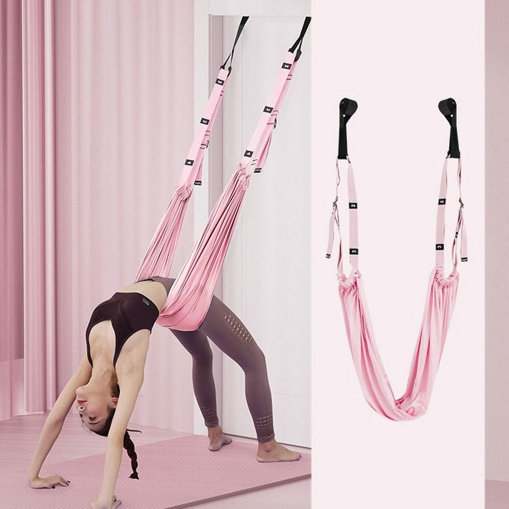 라라티나 포카 설치가 간편한 가정용 플라잉 요가 스트랩 해먹