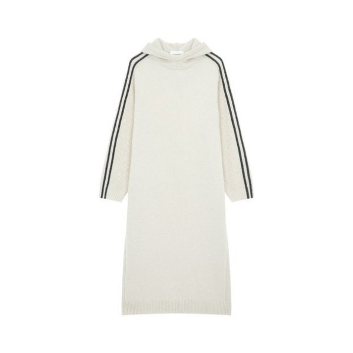 VOV V LOUNGE 후드 래글런 니트 원피스 7113450615104