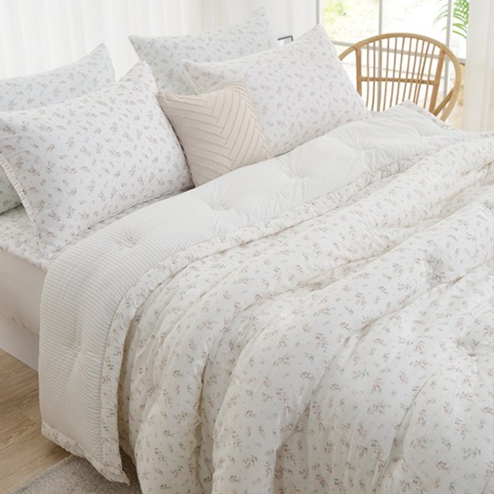 로나홈 텐셀 모달100 알러지케어 부드러운 사계절 차렵이불