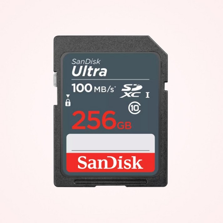 샌디스크코리아 공식인증정품    SD메모리카드 SDXC ULTRA 울트라  DUNR 256GB