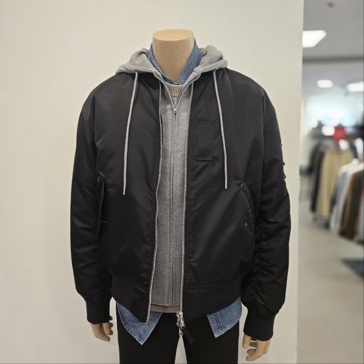 지오다노NEW 변우석 남자 후드 바머 자켓07 5920