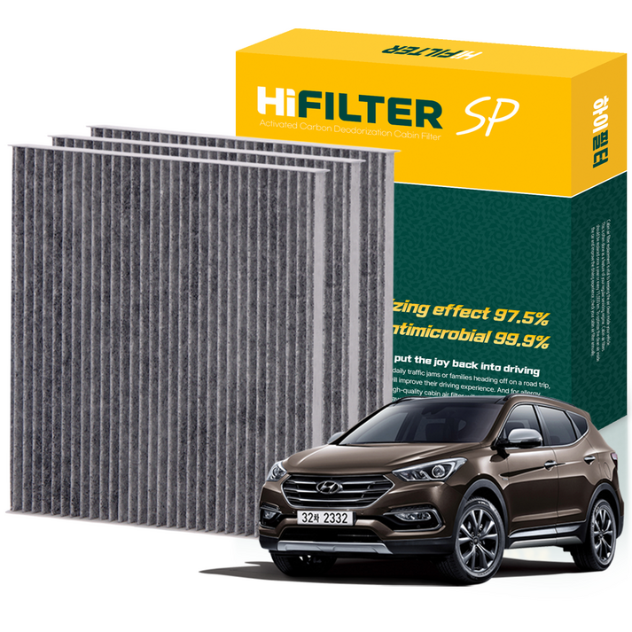 하이필터 현대 자동차 싼타페 활성탄 에어컨필터