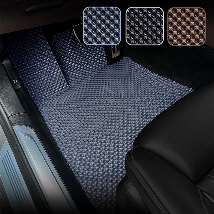 오토피아 다이아몬드 TPU 카매트 1열2열 세트 SM5 전용, 브라운, 209_1 신형 뉴SM5 LPG