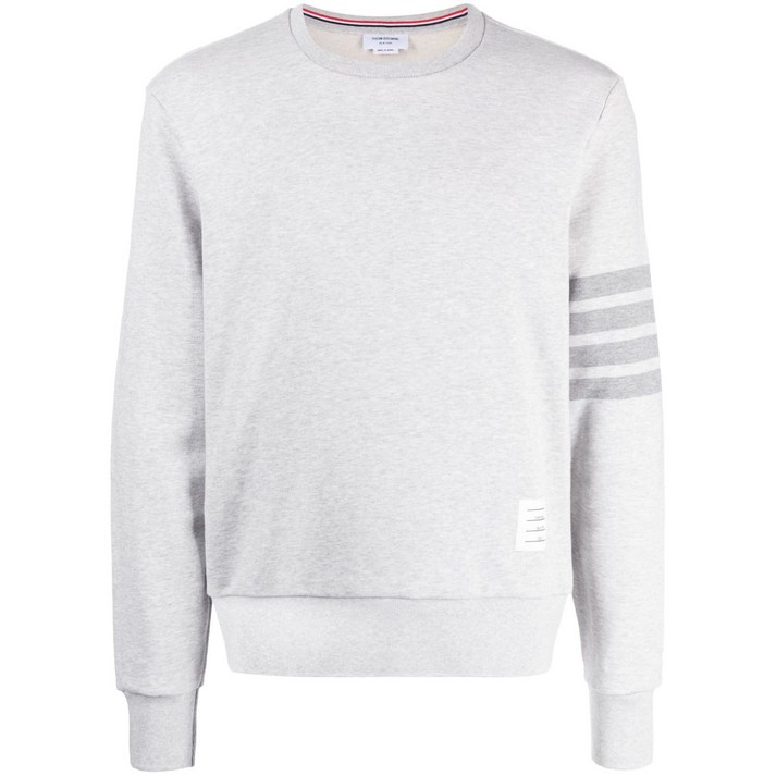 톰 브라운 4 바 모티프 스웨트셔츠
