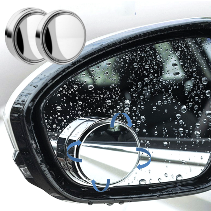 오너백 차량 사이드미러 방수 보조거울, 2개, 실버 컨텐츠참조