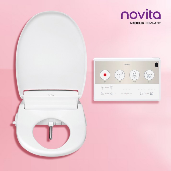 노비타 생활 방수 비데 BDSE62N 호텔식 리모컨