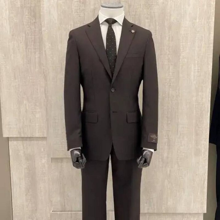 [지이크](대구_)SS 이테리수입원단 까노니꼬 여름 다크브라운 셋업 정장 세트 [PIJ2063]