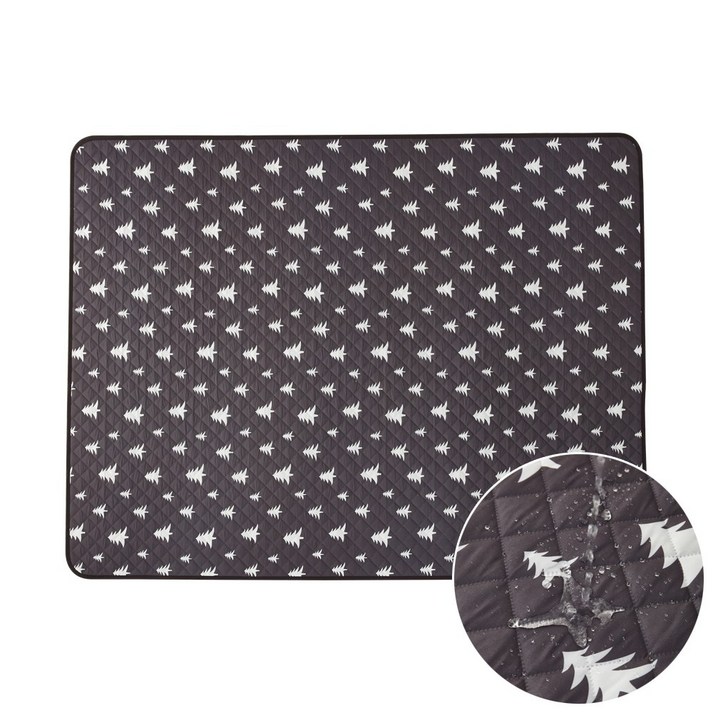 더안 차콜그레이트리 캠핑 전기매트 생활방수 JJ2020, 200x260cm