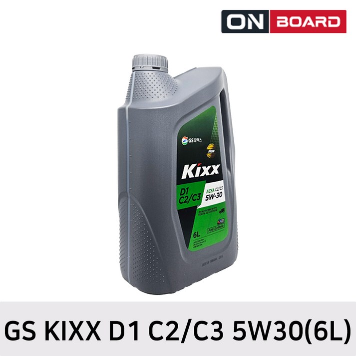 GS칼텍스 킥스 KIXX D1 C2/C3 디젤엔진오일 5W30 6L, 6L, 1개, 5w30 20240303