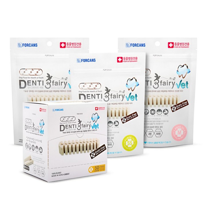 포켄스 덴티페어리 베트 벳 VET 기능성 치석제거 덴탈껌 70g