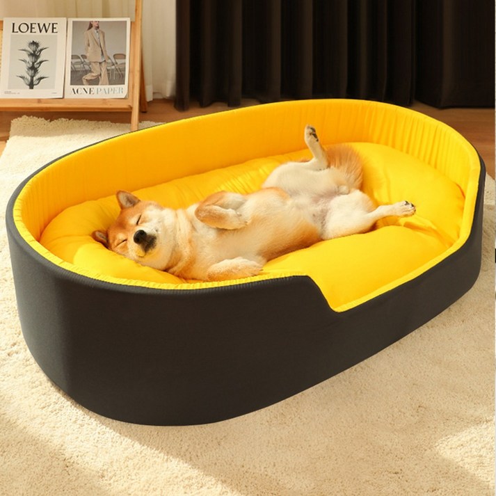 강아지매트리스 리빙공감 왕푹신 강아지 매트 방석 침대