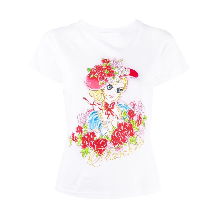 모스키노 카툰 프린트 티셔츠