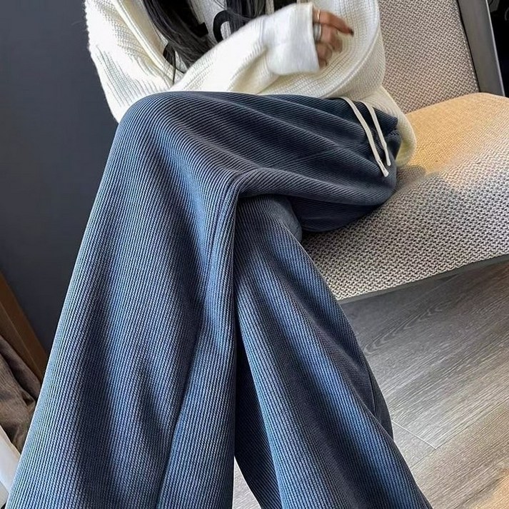 안감 기모 골덴 와이드 밴딩 팬츠