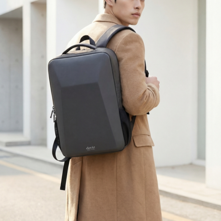 다비즈스퀘어 하드쉘 하드케이스 노트북 직장인 백팩 가방