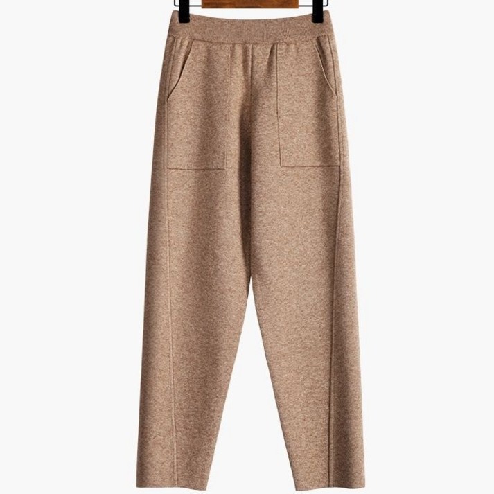 여성 허리 밴딩 조거 니트 팬츠 4컬러