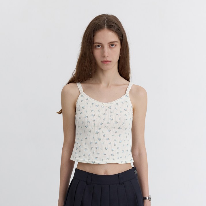 던스트 여성용 포인텔 슬리브리스 탑 나시 UDTS5B221