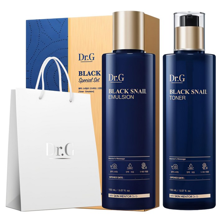 닥터지 블랙 스네일 토너 150ml  에멀전 150ml 스페셜 2종 세트, 1세트