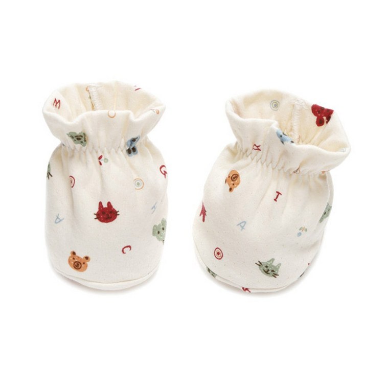 위드오가닉 신생아용 면 발싸개 8 x 7 cm