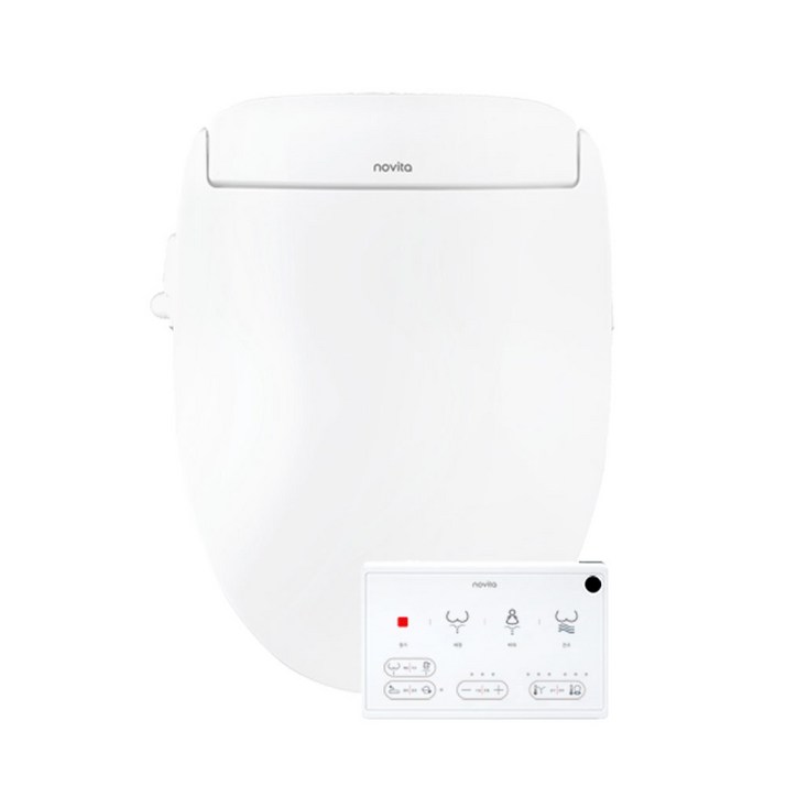 노비타 컴팩트 플러스 실속형 리모컨 전자식 위생 비데 자가설치