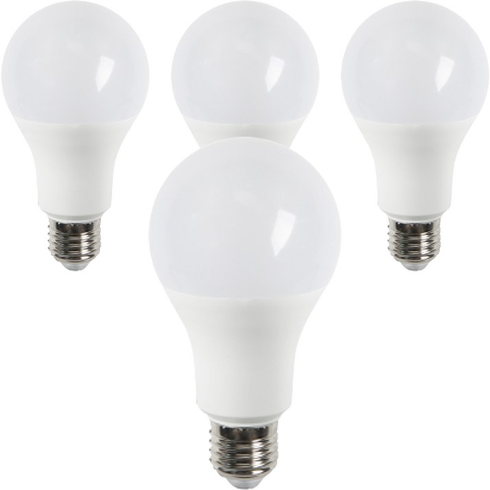 샛별하우스 LED 전구 E26 12W, 주광색, 4개