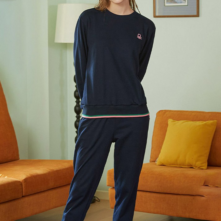 베네통 여성용 라이프웨어 셋업 세트 BN006 BNW4O43_T