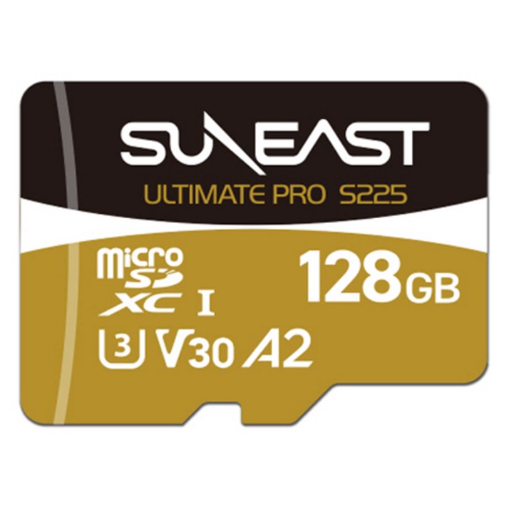 선이스트 V30 208MBs 드론 얼티메이트 프로 S225 골드 마이크로SD 메모리카드, 1개 선이스트 V30 208MBs 드론 얼티메이트 프로 S225 골드 마이크로SD 메모리카드, 1개