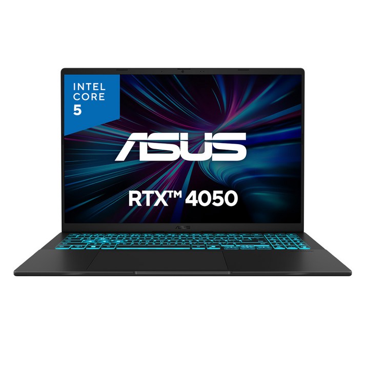 에이수스 2025 비보북 16 코어5 인텔 14세대 지포스 RTX 4050 + 마이크로소프트 오피스 2024 홈 영구버전 세트, 매트블랙, 512GB, 16GB, Free DOS, V3607VU-RP305