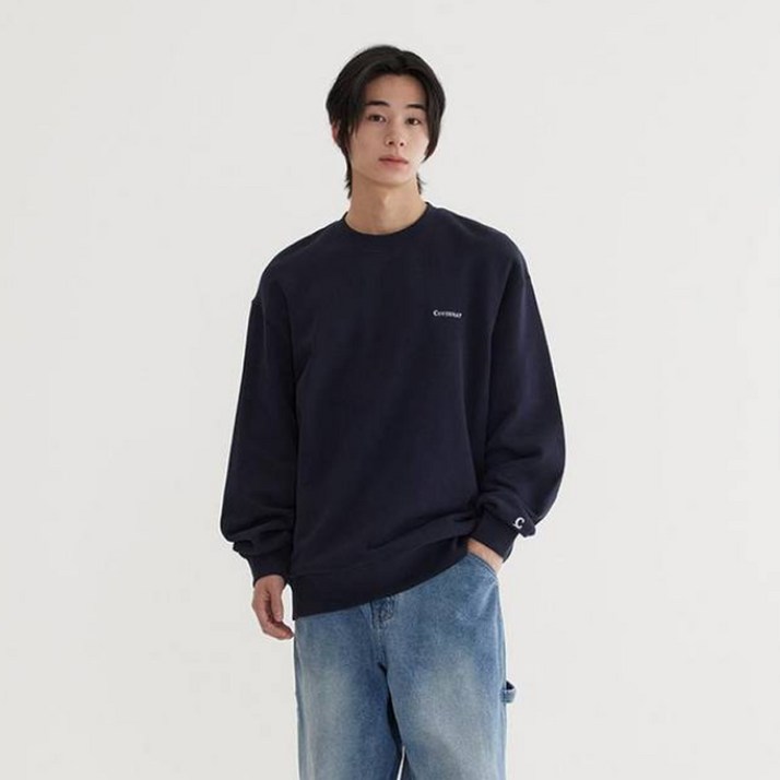 커버낫 남녀공용 스몰 어센틱 맨투맨 커버낫 남녀공용 스몰 어센틱 맨투맨