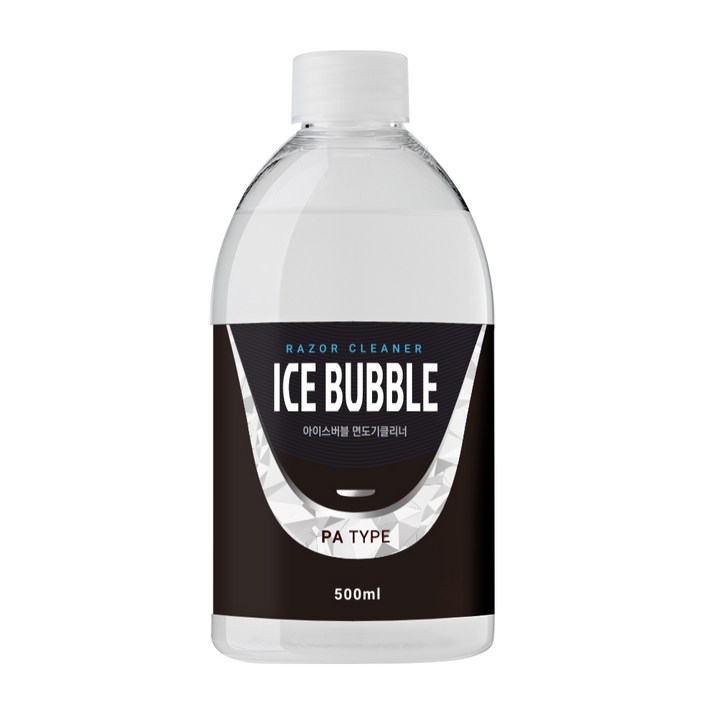 아이스버블 면도기클리너 세정액 PA타입 500ml, 단일상품, 단일색상