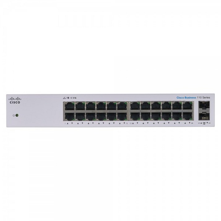시스코 CBS110-24T 기가비트 이더넷 2 SFP 스위칭허브 CBS110 24포트