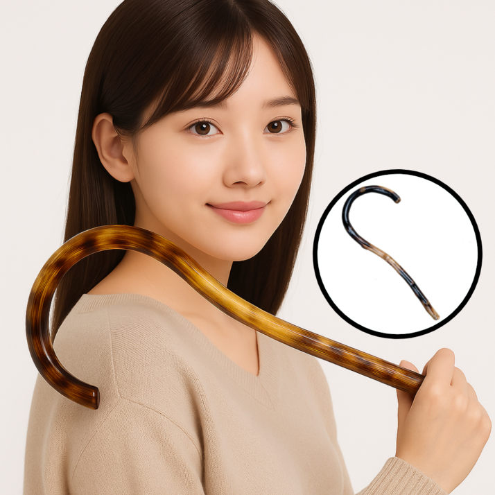 솜앤솜 등 마사지기 마사지봉 어깨 마사지기 갈고리 안마기 나무 괄사 안마봉 지압봉