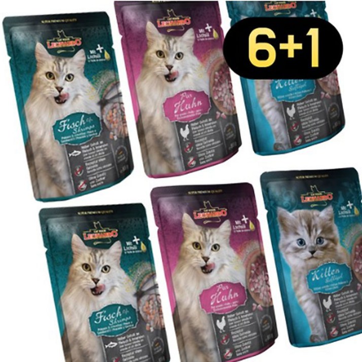 레오나르도 고양이 영양식 습식 파우치 3종 85g 61, 퓨어닭고기 85g61