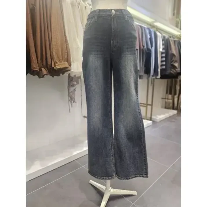 이프네DP7WPT13일자 슬림부츠컷데님팬츠