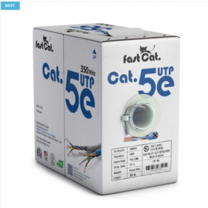 동일전선 CAT.5E 300M UTP케이블 박스 그레이
