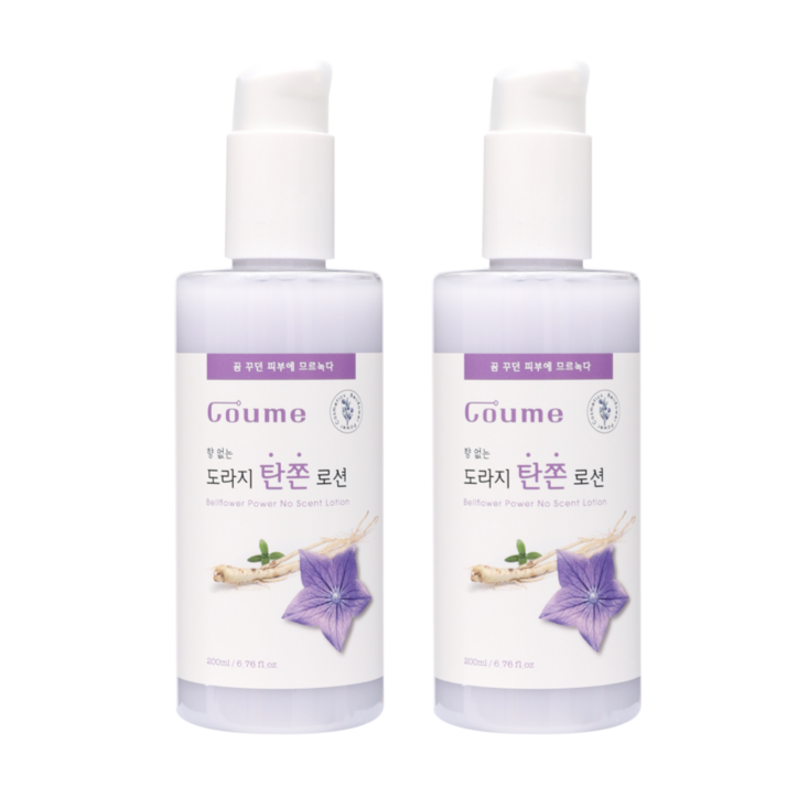 꿈므 도라지 탄쫀 로션 200ml, 2개 수부지 속건조 여드름 좁쌀여드름 로션 순한 청소년 초등 지성 11, 11, 200ml