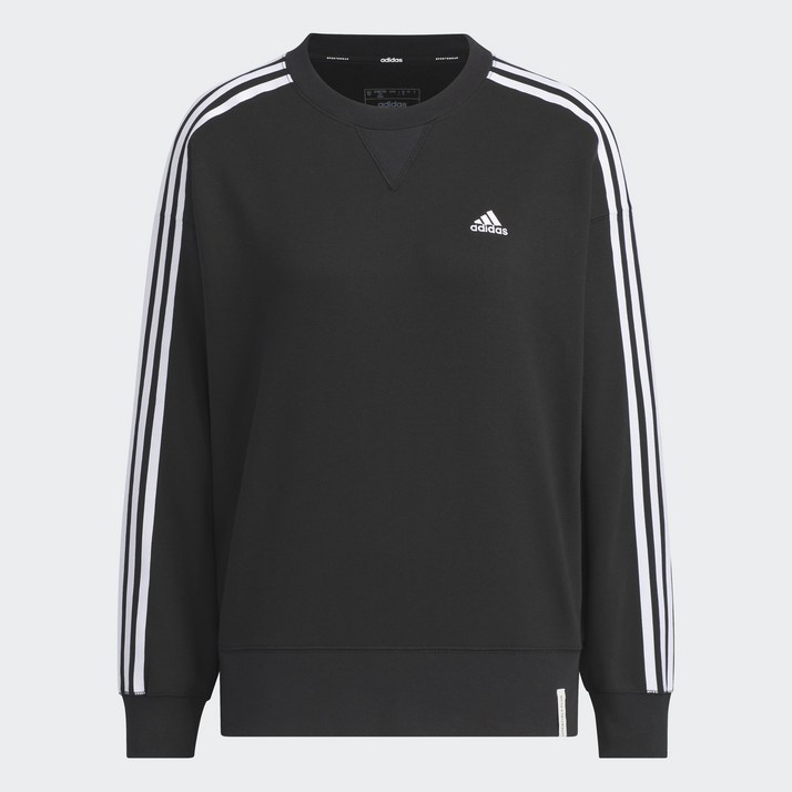 아디다스 ADIDAS 퍼포먼스 우먼스 에센셜 3S 프렌치 테리 크루 스웨트셔츠 여성맨투맨 쭈리맨투맨 삼선맨투맨 봄가을맨투맨 JF1411JF1412JF1413JG3848