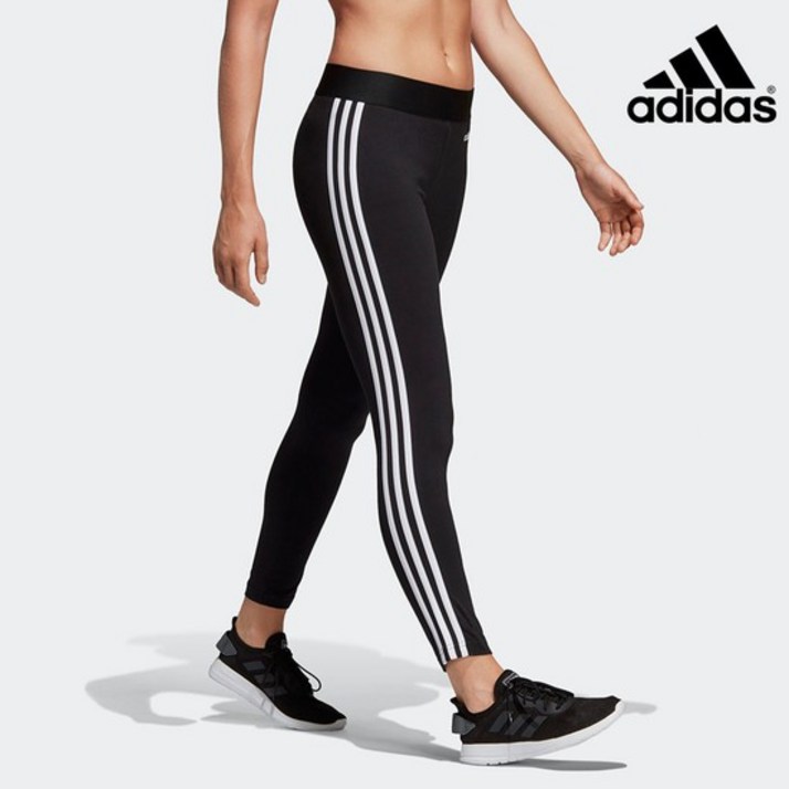 아디다스 레깅스 DP2389 우먼스 에센셜 3 스트라이프