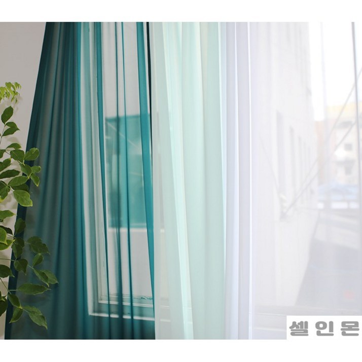 에이원데코 국내제작 쉬폰커튼, 호텔식시폰커튼