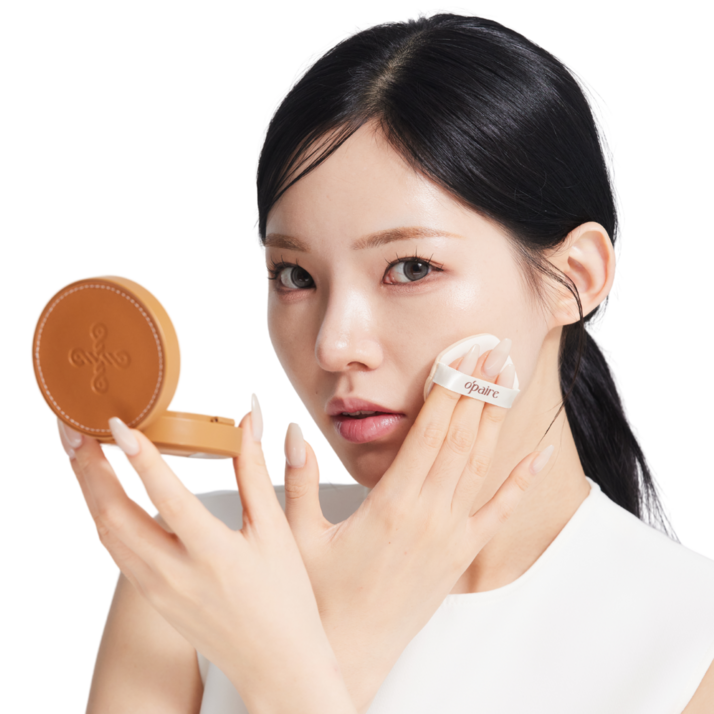 [광채 2.3배 개선 효과 ] 오페어 콜라겐 글로우 픽싱 광채 쿠션, 21호 (라이트 베이지), 1개