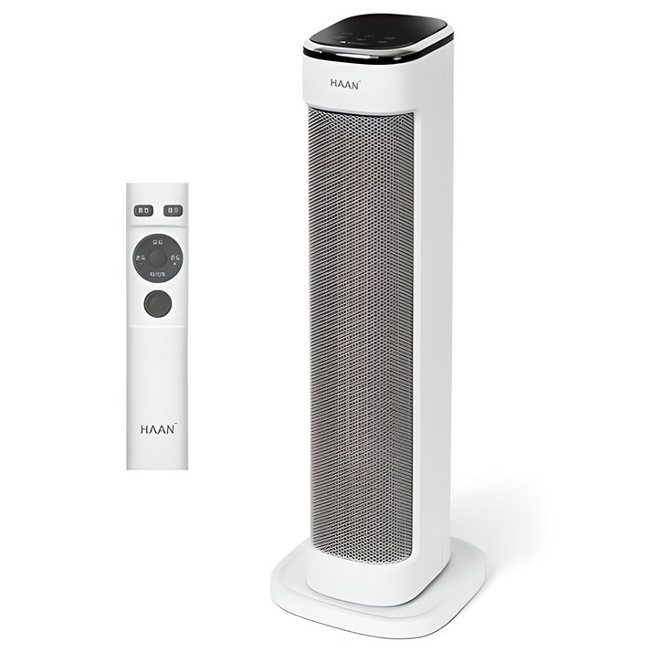 한경희이지라이프 초저소음 PTC 타워형 리모컨 그래핀 온풍기